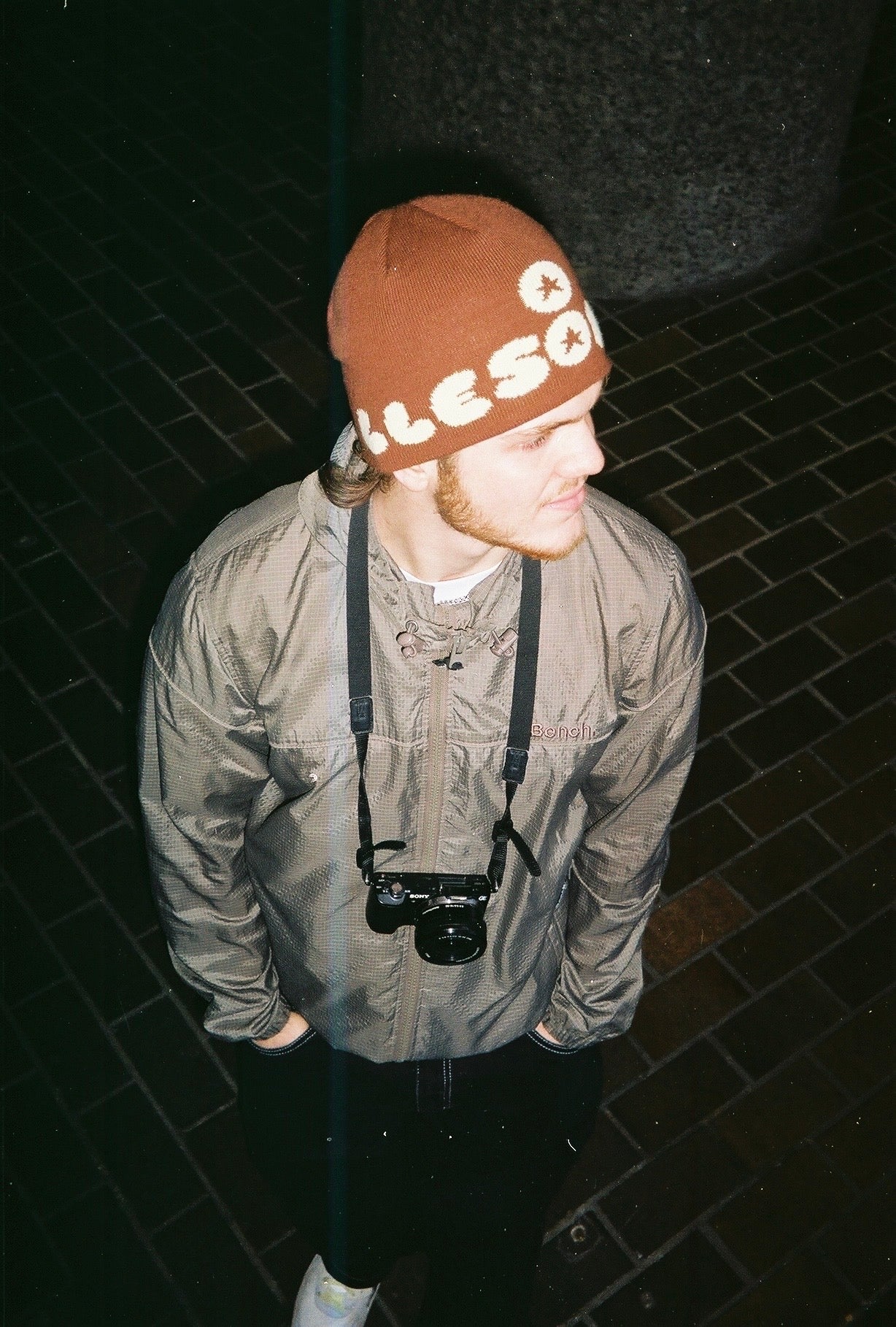 ‘Learnt My LLeson’ Hat (Brown + Yellow)