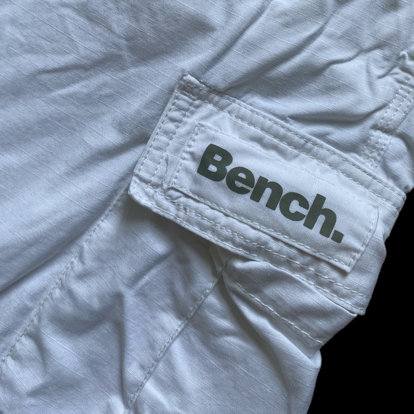 Bench White Cargo Shorts